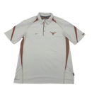 White Nike Texas Longhorns Polo Size L