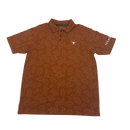 Texas Longhorns floral Hawaiian polo size M