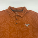 Texas Longhorns floral Hawaiian polo size M