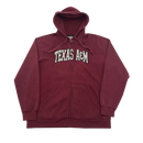 Texas A&M Aggies Full Zip Hoodie Size L