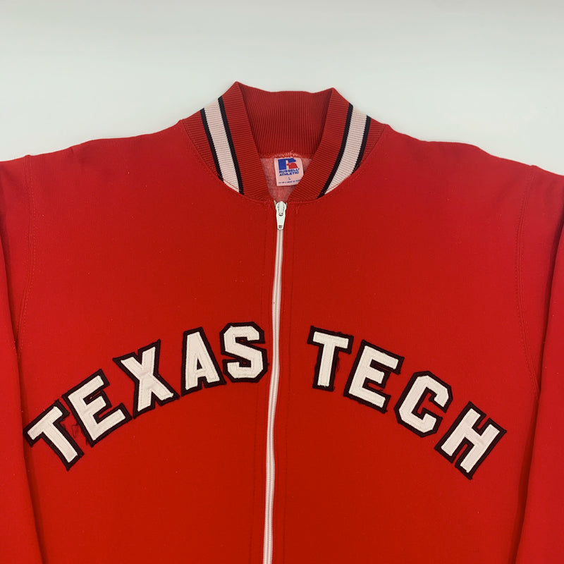 Vintage Texas Tech full zip sweater size large