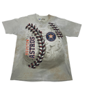 Tie Dye Houston Astros Liquid Blue T-shirt Size XL