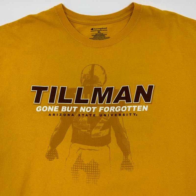 ASU Pat Tillman memorial t-shirt size XL