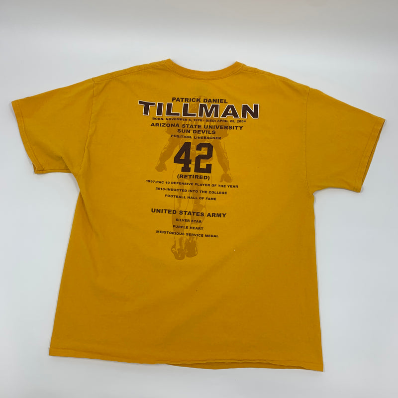 ASU Pat Tillman memorial t-shirt size XL