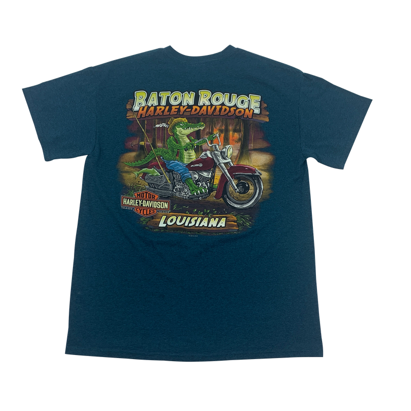 Baton Rouge Harley Davidson T-shirt Size M