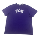 Purple TCU Nike Dri Fit T-Shirt Size 2XL