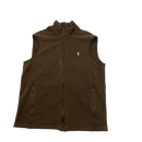 Brown Polo Ralph Lauren Full Zip Vest Size M