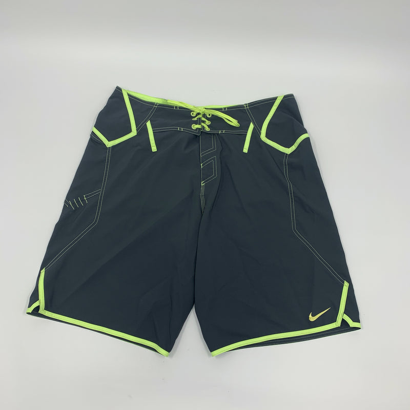 Neon Green Nike Swim Trunks Size 36