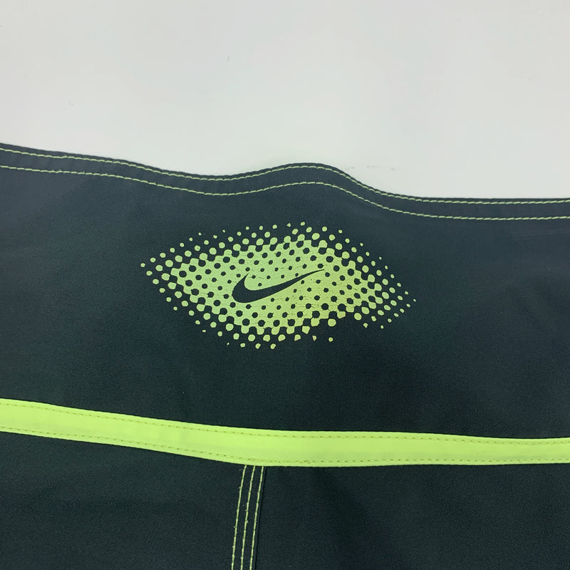 Neon Green Nike Swim Trunks Size 36