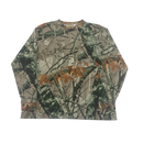 Outfitters Ridge Long Sleeve Fusion Camo Pocket T-shirt Size L