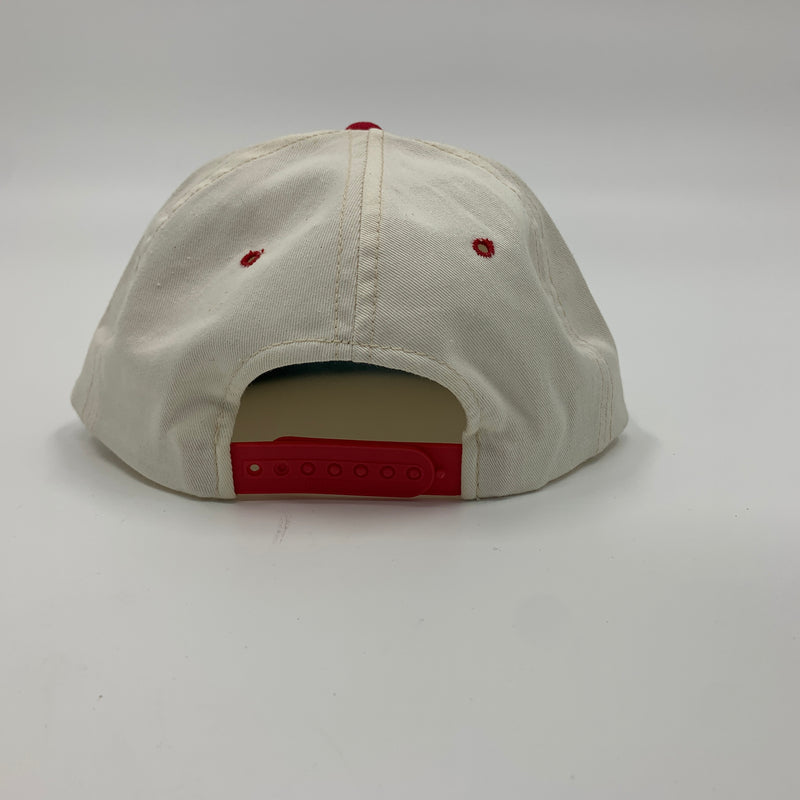 White & red KC Chiefs drew persons hat