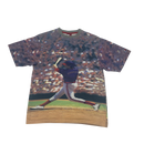 Vintage Tommy Hilfiger All Over Print Baseball T-Shirt