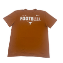 Texas Longhorns Nike Football Dri-Fit T-Shirt Size L