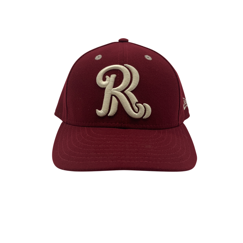 Maroon Round Rock Express Double R Fitted Hat