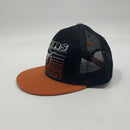 Black Texas Longhorns Trucker Hat