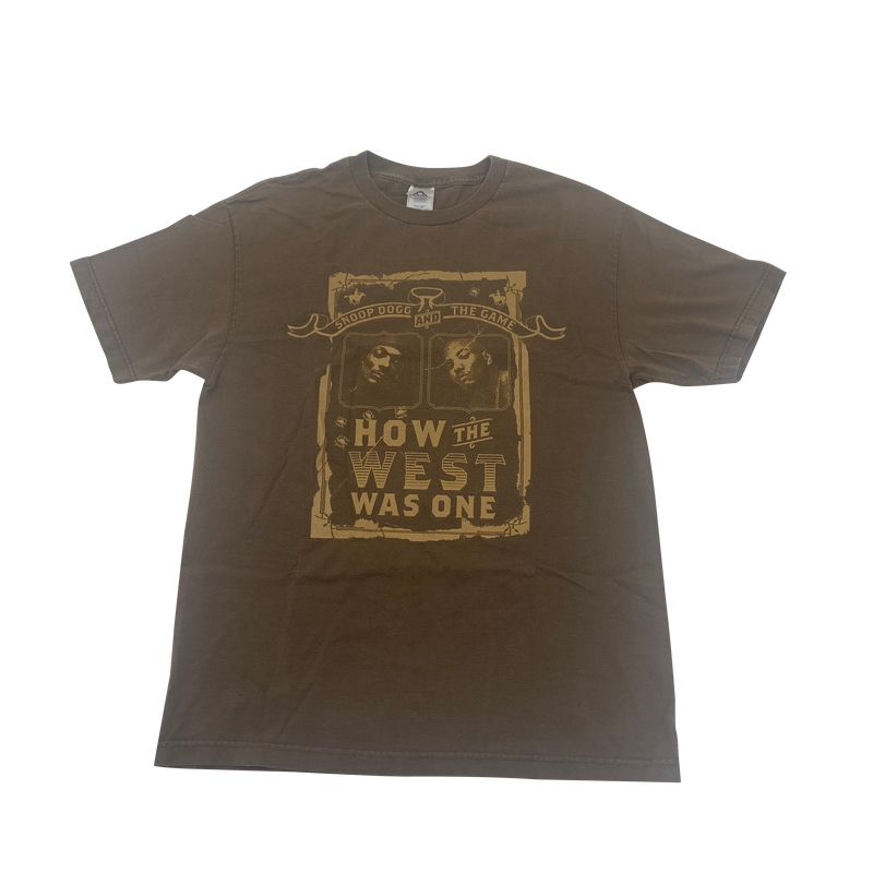 Snoop Dogg & The Game How The West Was One Tour T-Shirt Size L