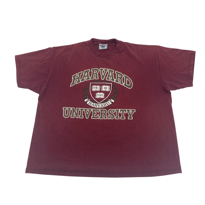 Vintage Harvard Collegiate Crest T-shirt Size 2XL Made in USA
