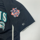 Black Florida Marlins button down jersey