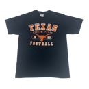 Black Texas Longhorns Football T-Shirt Size M