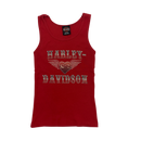 Women's Harley Davidson Bedazzled Tank Top Made in USA