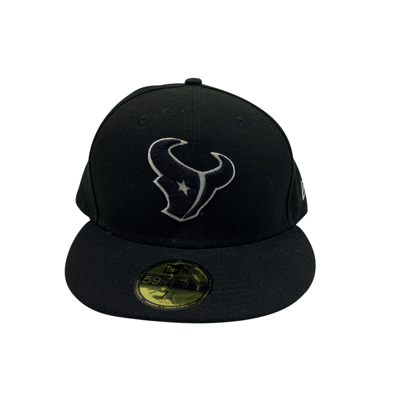 Black out Houston Texans fitted hat