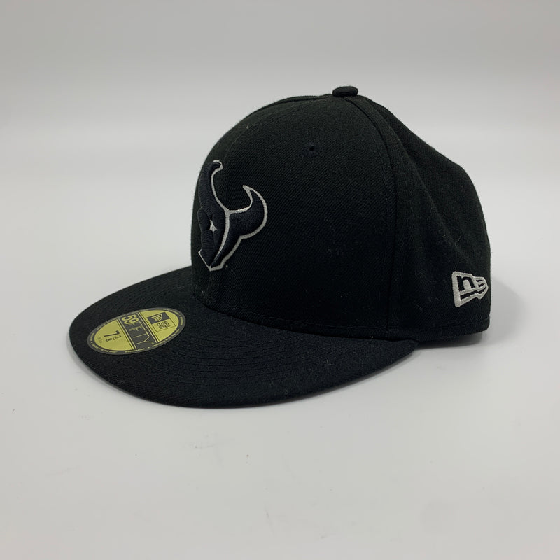 Black out Houston Texans fitted hat