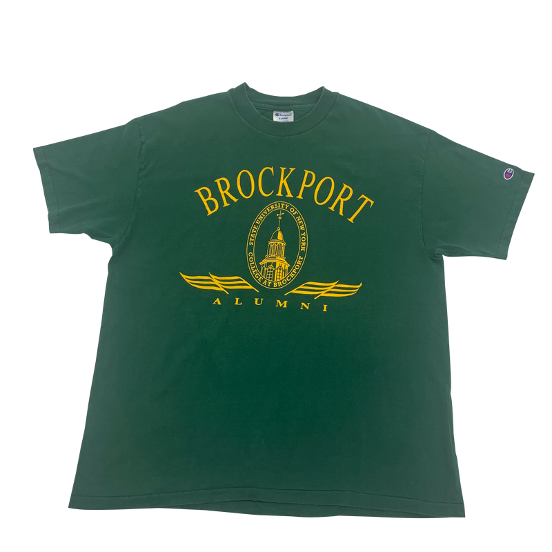 Vintage Brockport University Alumni Champion T-shirt Size XL