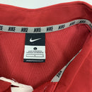 Solid Red Nike Dri-Fit Arkansas Razorbacks Polo size L