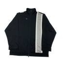 Vintage Black & Silver Nike Track Jacket Size M