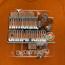 Texas Longhorns undefeated season t-shirt size L