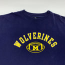 Michigan Wolverines Starter football T-shirt size XL