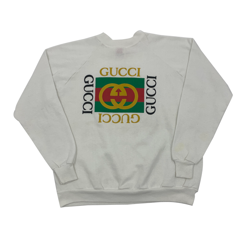 Bootleg Gucci Sweatshirt Size M Made USA.