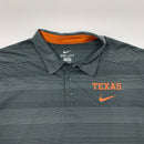 Gray stripped Texas Longhorns Nike polo size 2XL