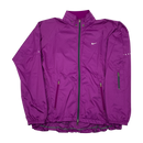 Womens Purple reflective Nike running jacket size L