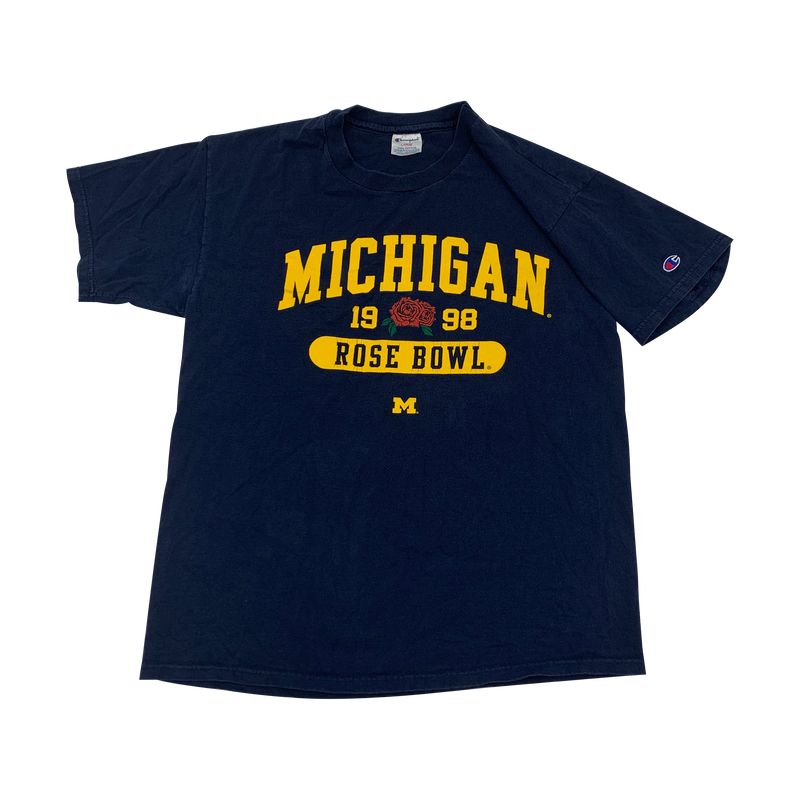 Michigan Wolverines 1998 Rose Bowl Champion T-shirt Size L