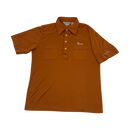 70s Burnt Orange Texas Longhorns polo size L