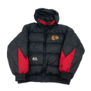 Black Hawks puffer jacket size XL