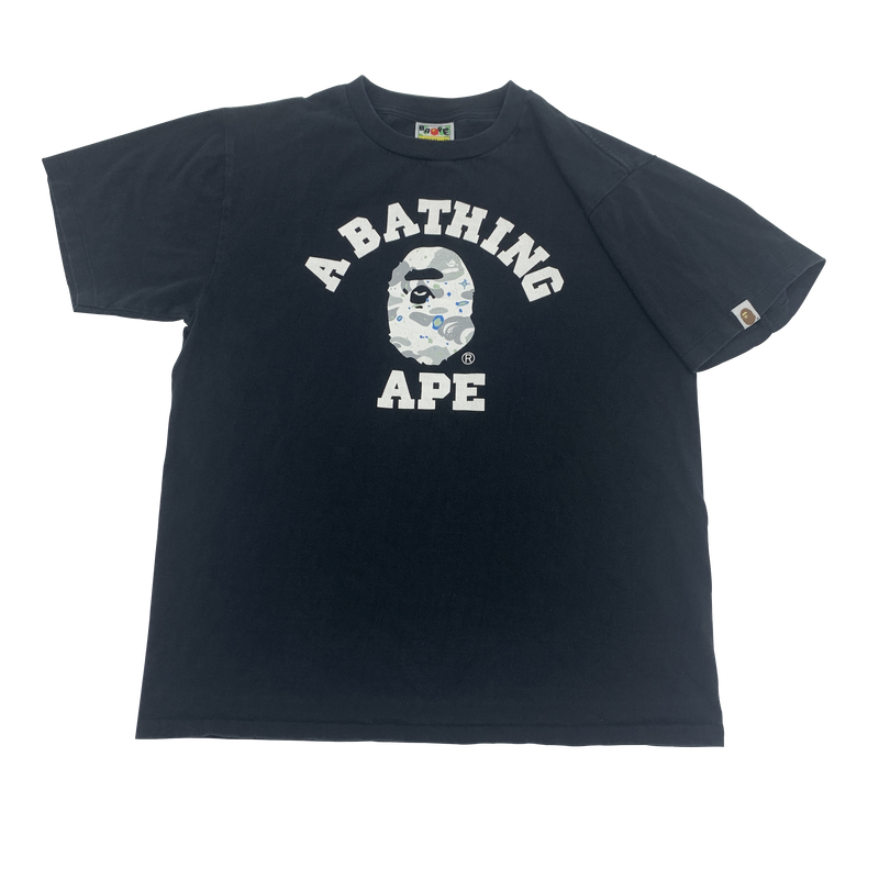 Bape Space Logo T-shirt Size M