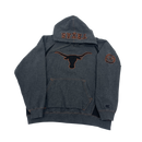 Gray & Black Texas Longhorns Hoodie Size L