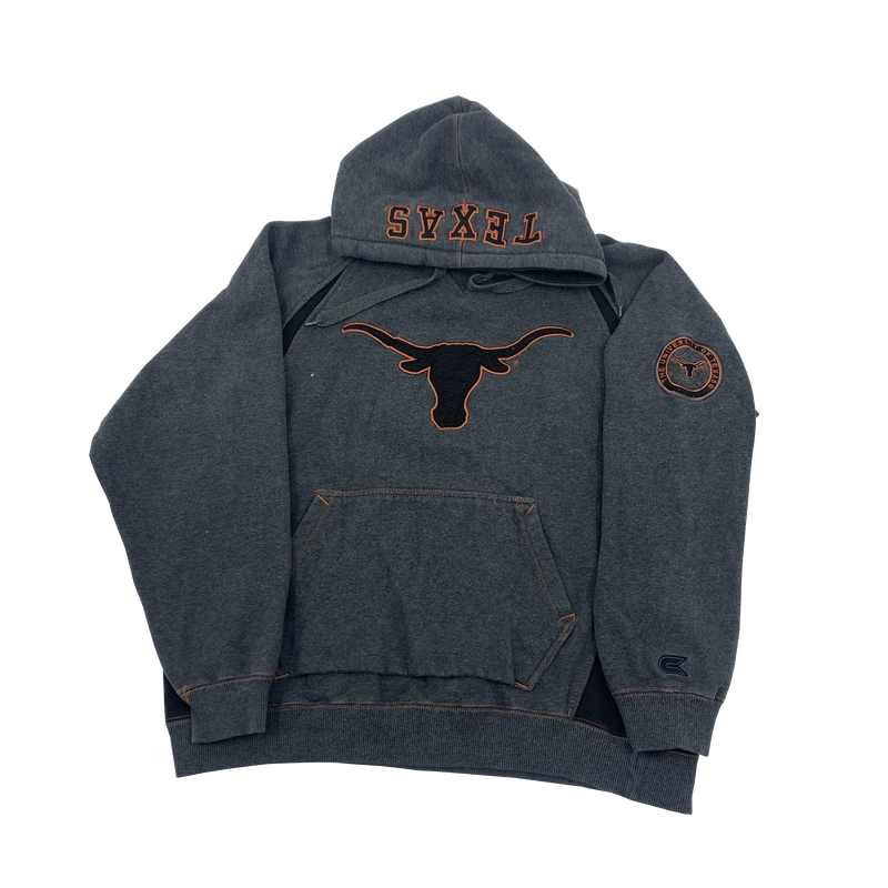 Gray & Black Texas Longhorns Hoodie Size L
