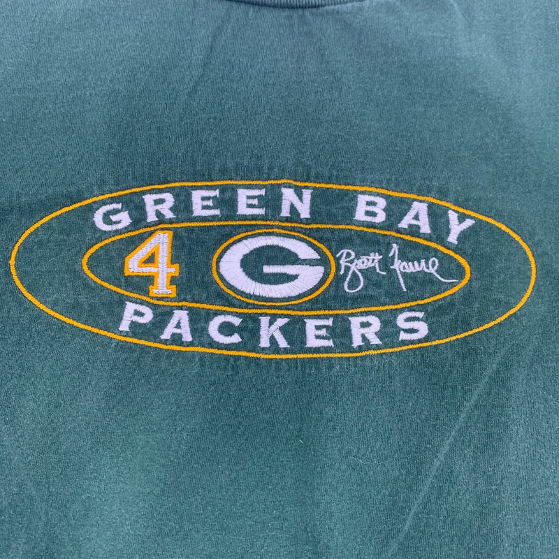 Brett Favre Embroidered Packers T-shirt Size L