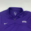 TCU Horned Frogs Nike zip up polo size L