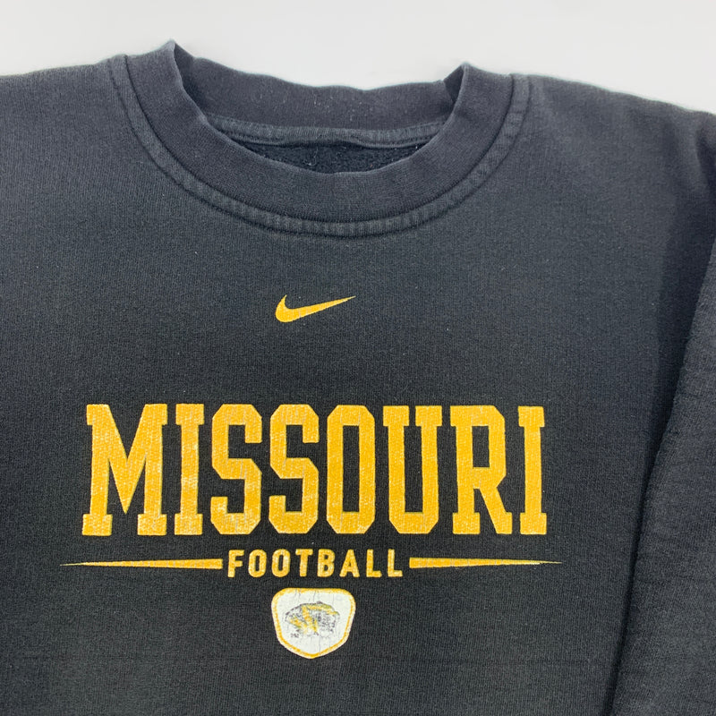 Missouri Tigers Football Nike Center Swoosh Sweatshirt Size XS