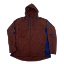 Lightweight Hooded Maroon Nike Windbreaker Size L