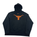 Black TX Longhorns Nike Center Swoosh Hoodie