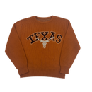 Vintage Burnt Orange Texas Longhorns Knit Sweater