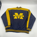 Michigan Wolverines Vinyl Letterman Jacket Size 2XL