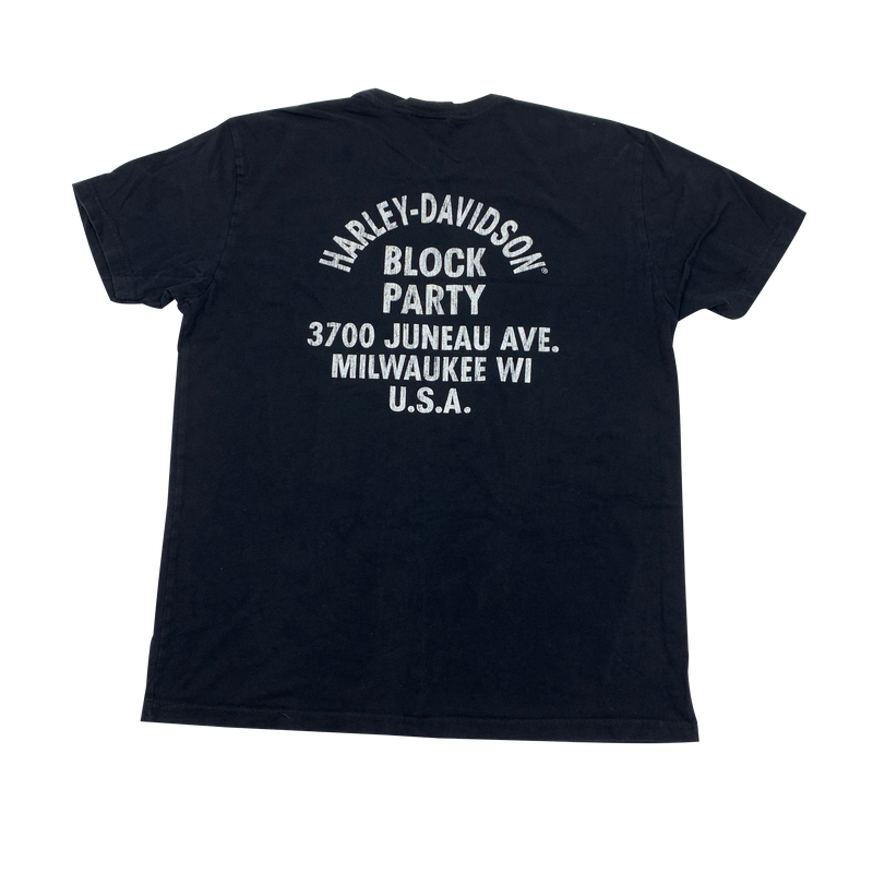 Harley Davidson Block Party T-shirt Size L