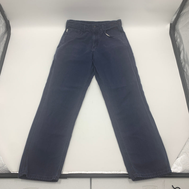 Navy Carhartt FRB129-DNY Pants 32x32