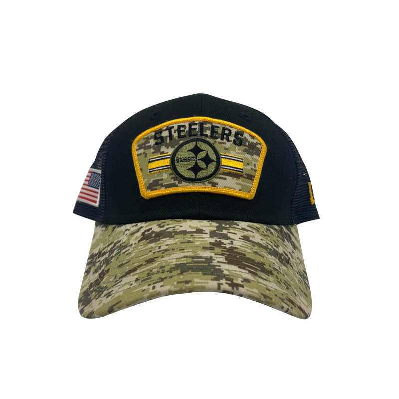 Pittsburgh Steelers Salute to Service Trucker Hat